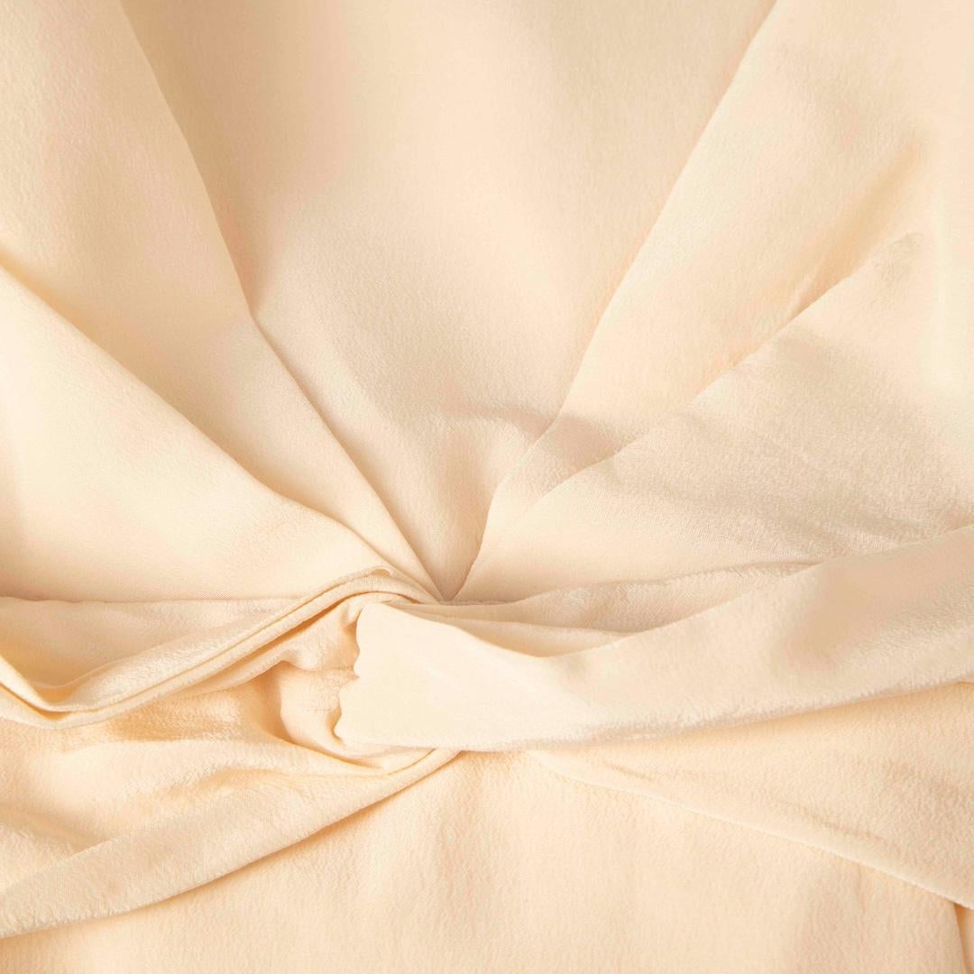 Zimmermann - Robe en soie écrue à motif torsadé, taille XL Bon état - En vente à London, GB