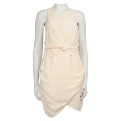 Vestido Zimmermann Crudo Seda Diseño Twist Talla XL
