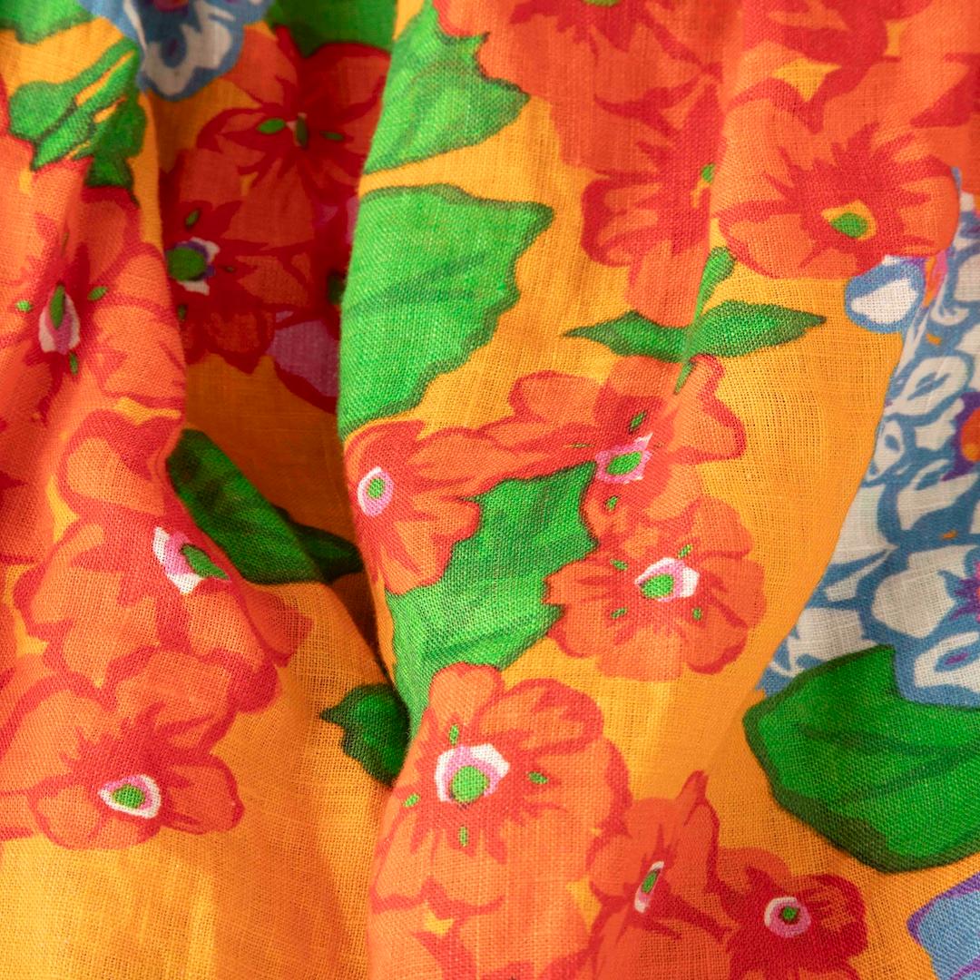 Zimmermann Floral Print Ruch Detail Mini Dress Size S In Good Condition For Sale In London, GB