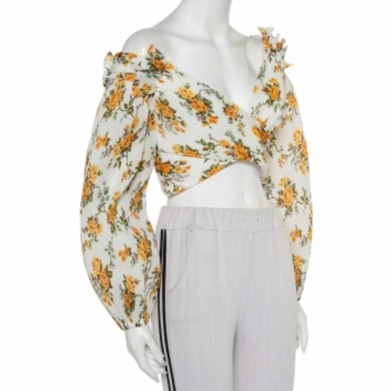 Zimmermann Golden Surfer Bodice Top S In Good Condition For Sale In Dubai, Al Qouz 2