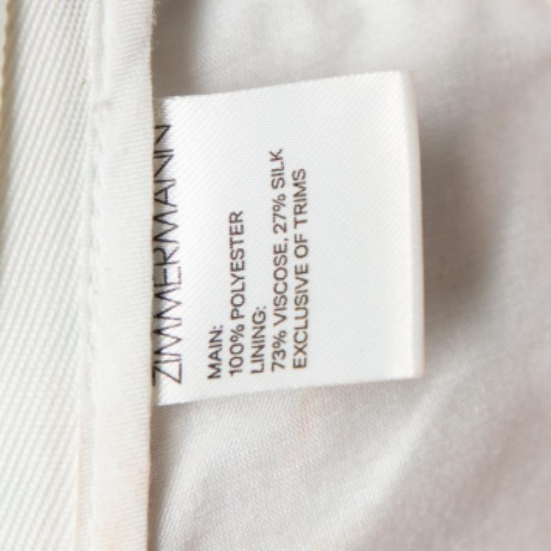 Zimmermann Golden Surfer Bodice Top S For Sale 1