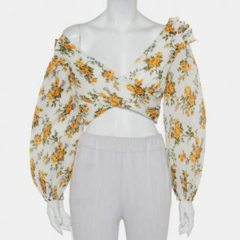 Zimmermann Golden Surfer Bodice Top S For Sale 2