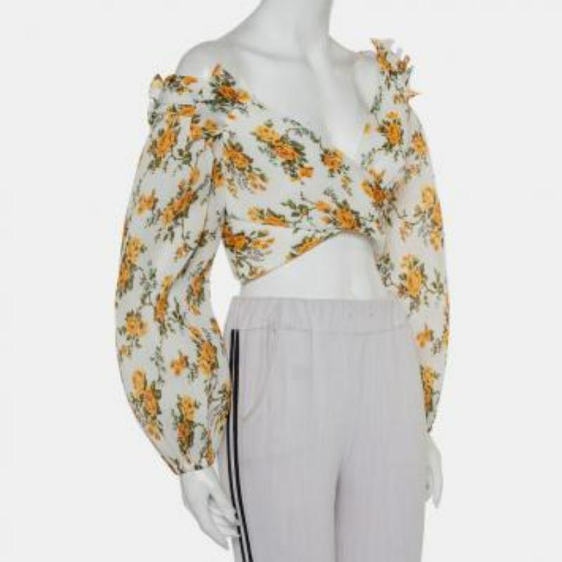 Zimmermann Golden Surfer Bodice Top S For Sale 4