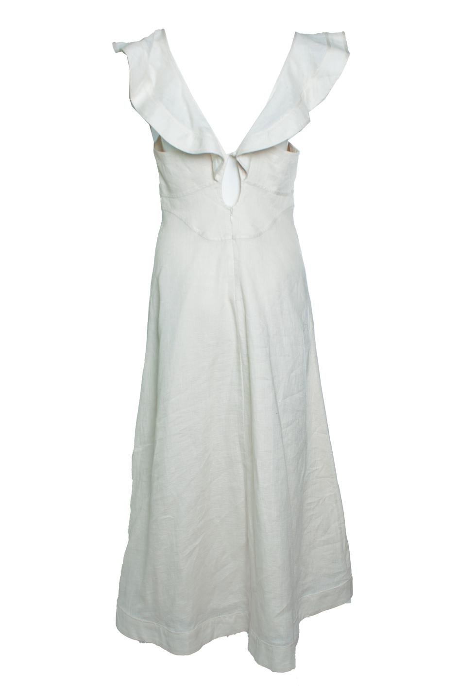 Gray Zimmermann, Halcyon cutout linen dress