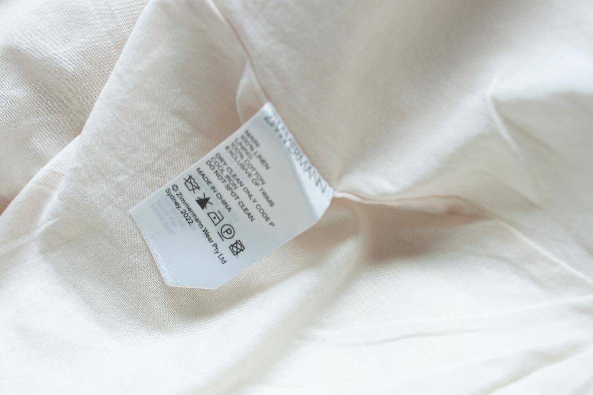 Women's Zimmermann, Halcyon cutout linen dress