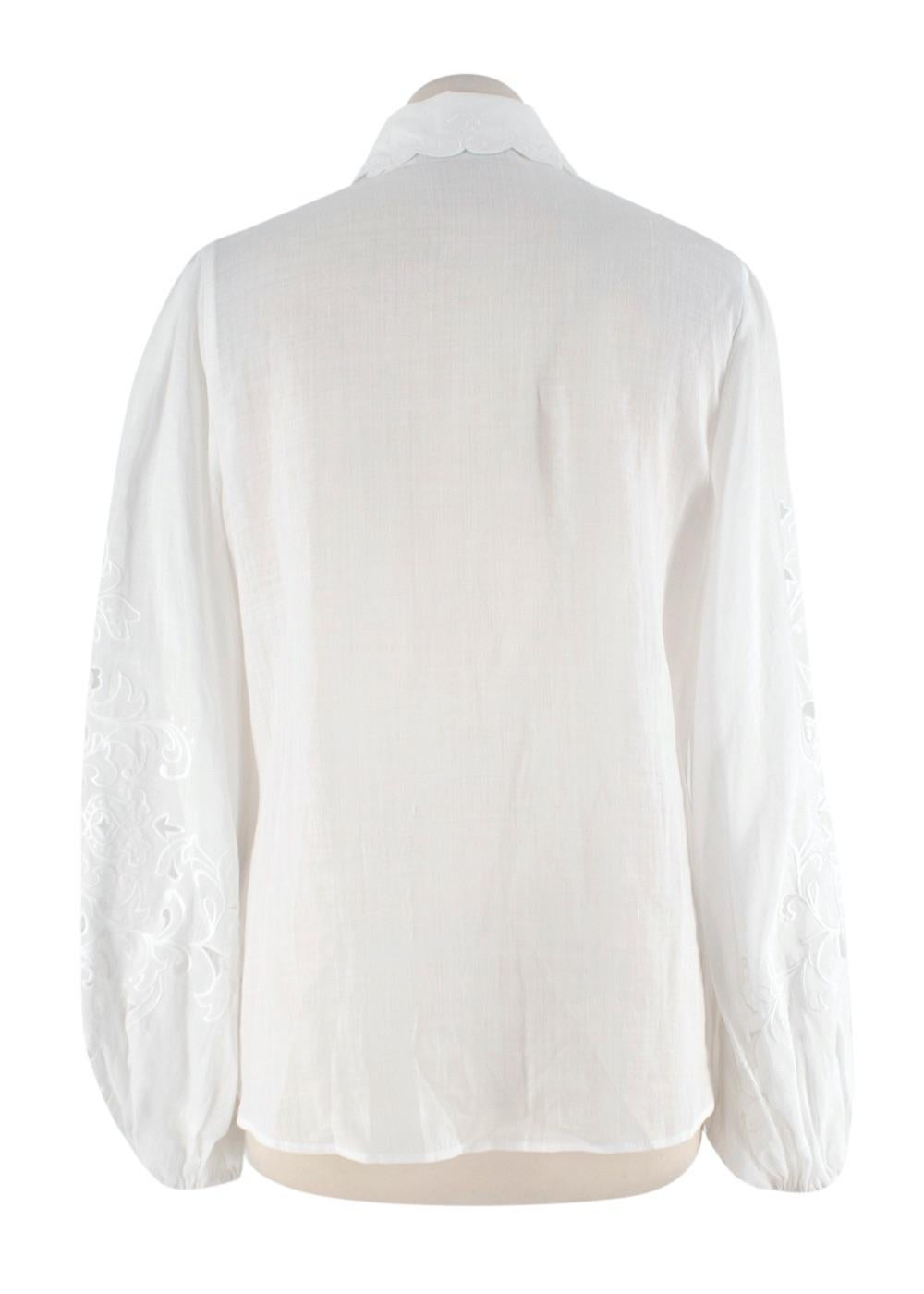 white zimmermann blouse