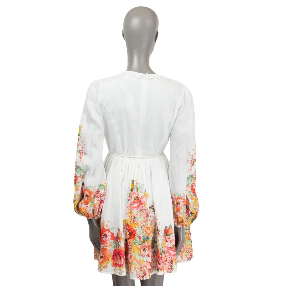 zimmermann floral white dress