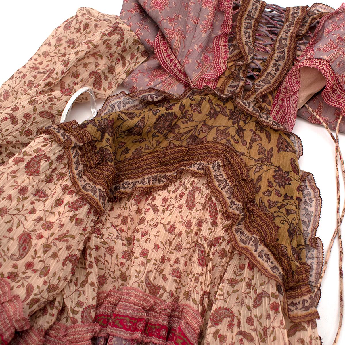 Zimmermann Juniper Ruffled Floral Cotton-blend Mini Dress - Size S 1