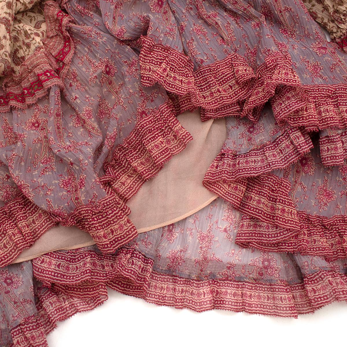 Zimmermann Juniper Ruffled Floral Cotton-blend Mini Dress - Size S 2