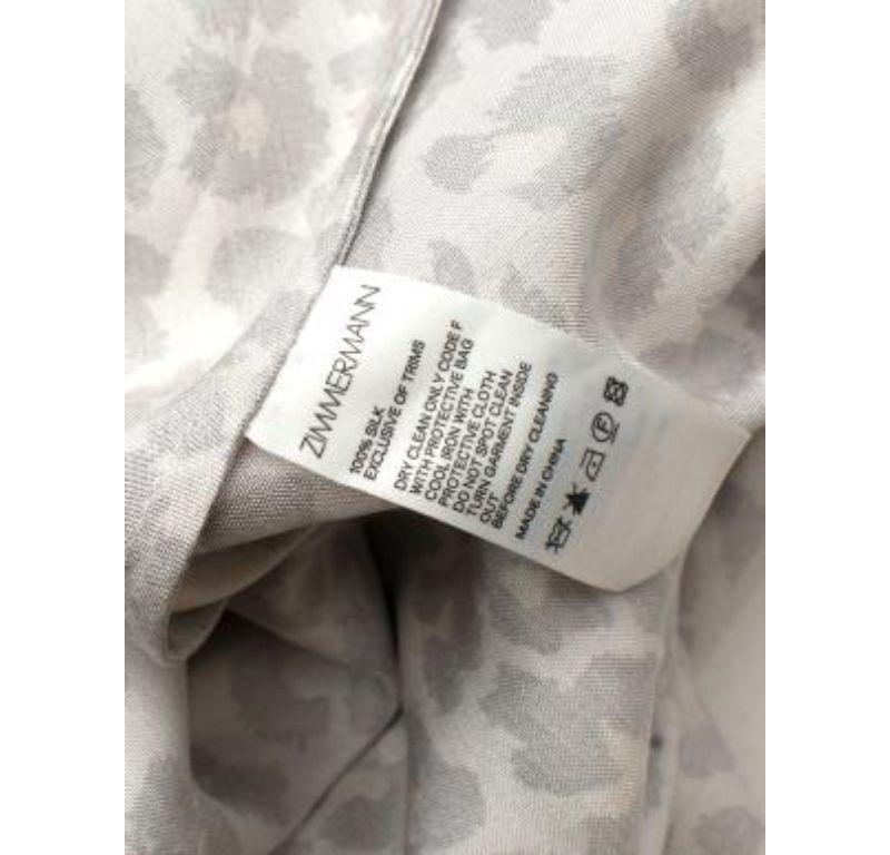 Zimmermann Leopard Print Silk Belted Maxi Dress For Sale 4
