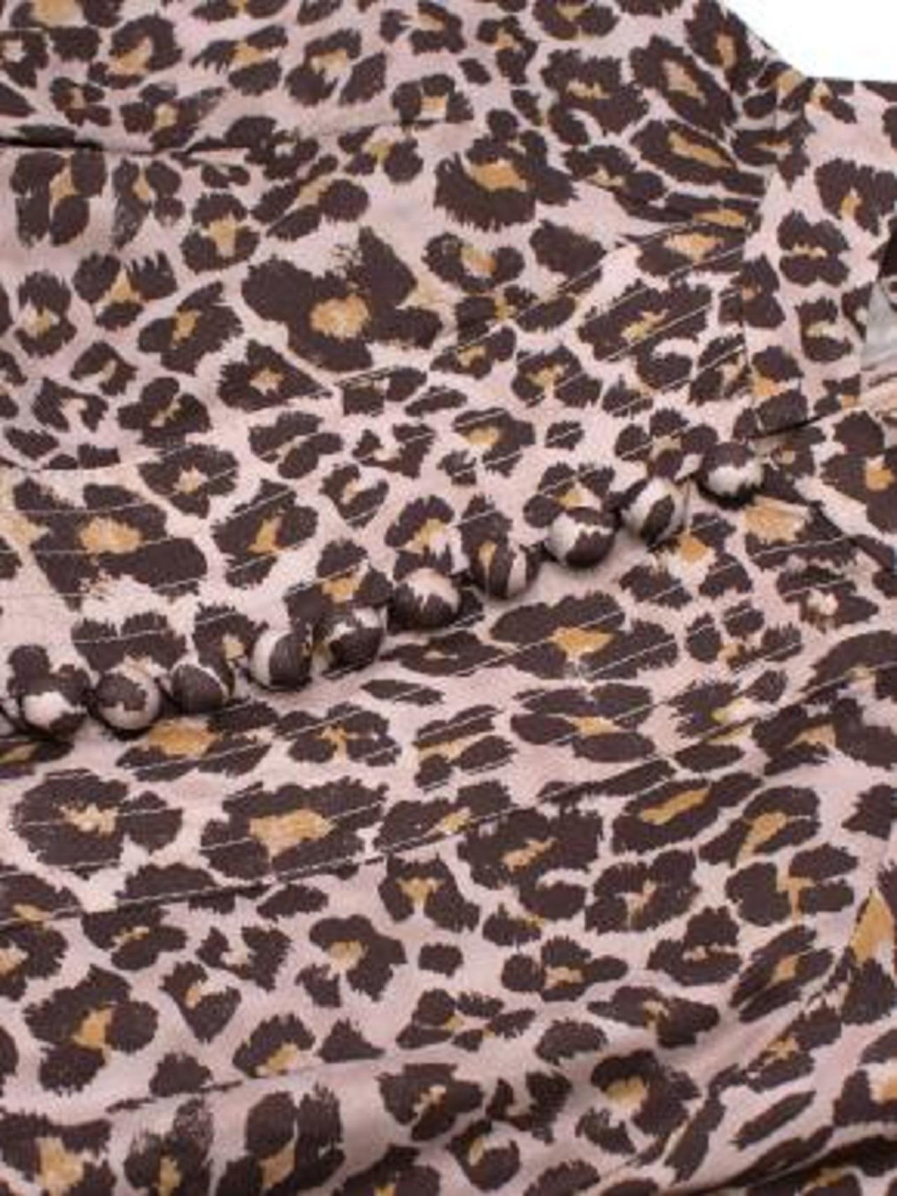 Zimmermann Leopard Print Silk Belted Maxi Dress For Sale 1