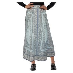 Zimmermann - Maxi gonna in lino a fantasia fantasia taglia S