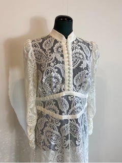 Zimmermann long white lace dress, wedding dress