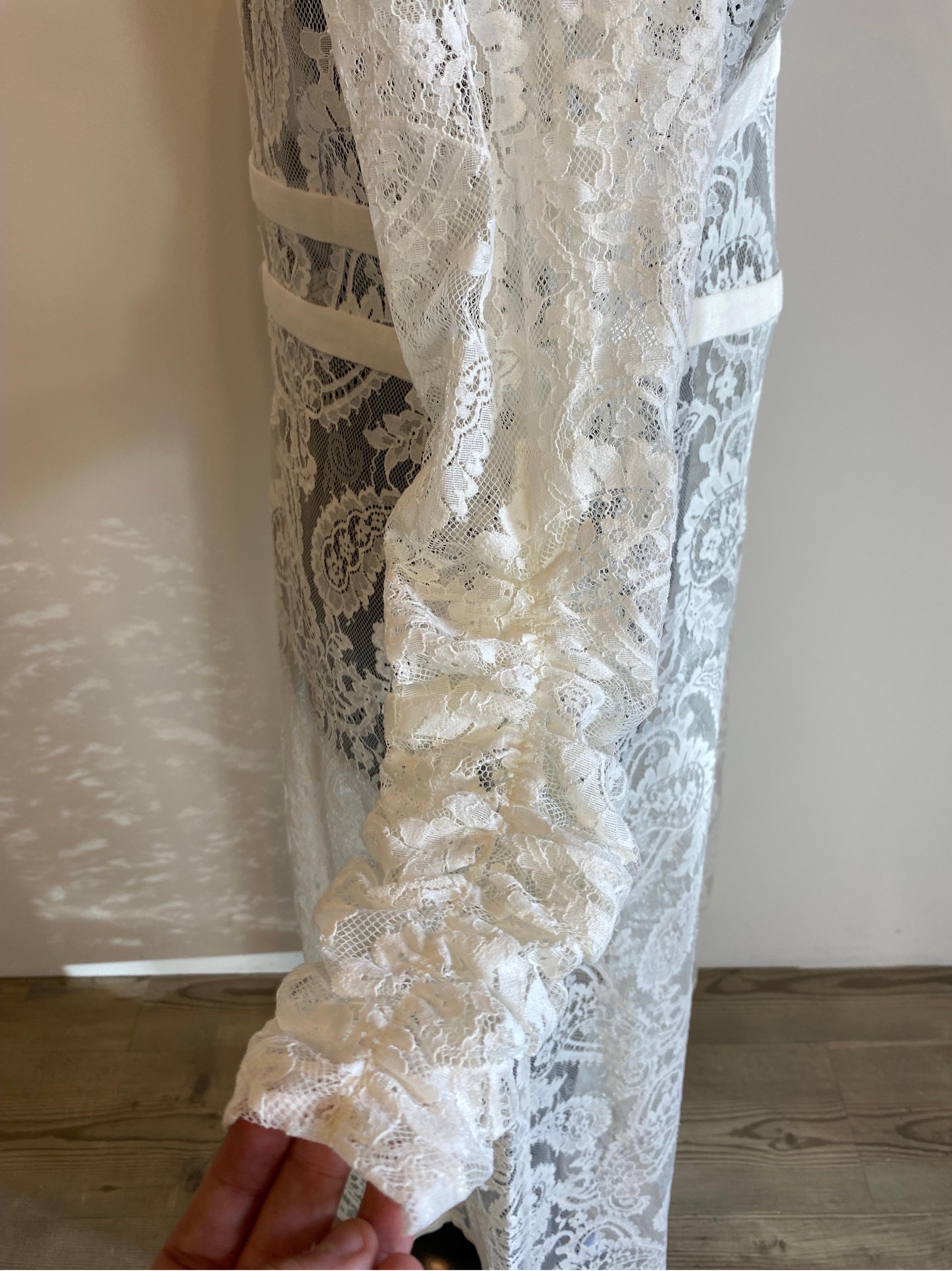 Zimmermann long white lace dress, wedding dress For Sale 1