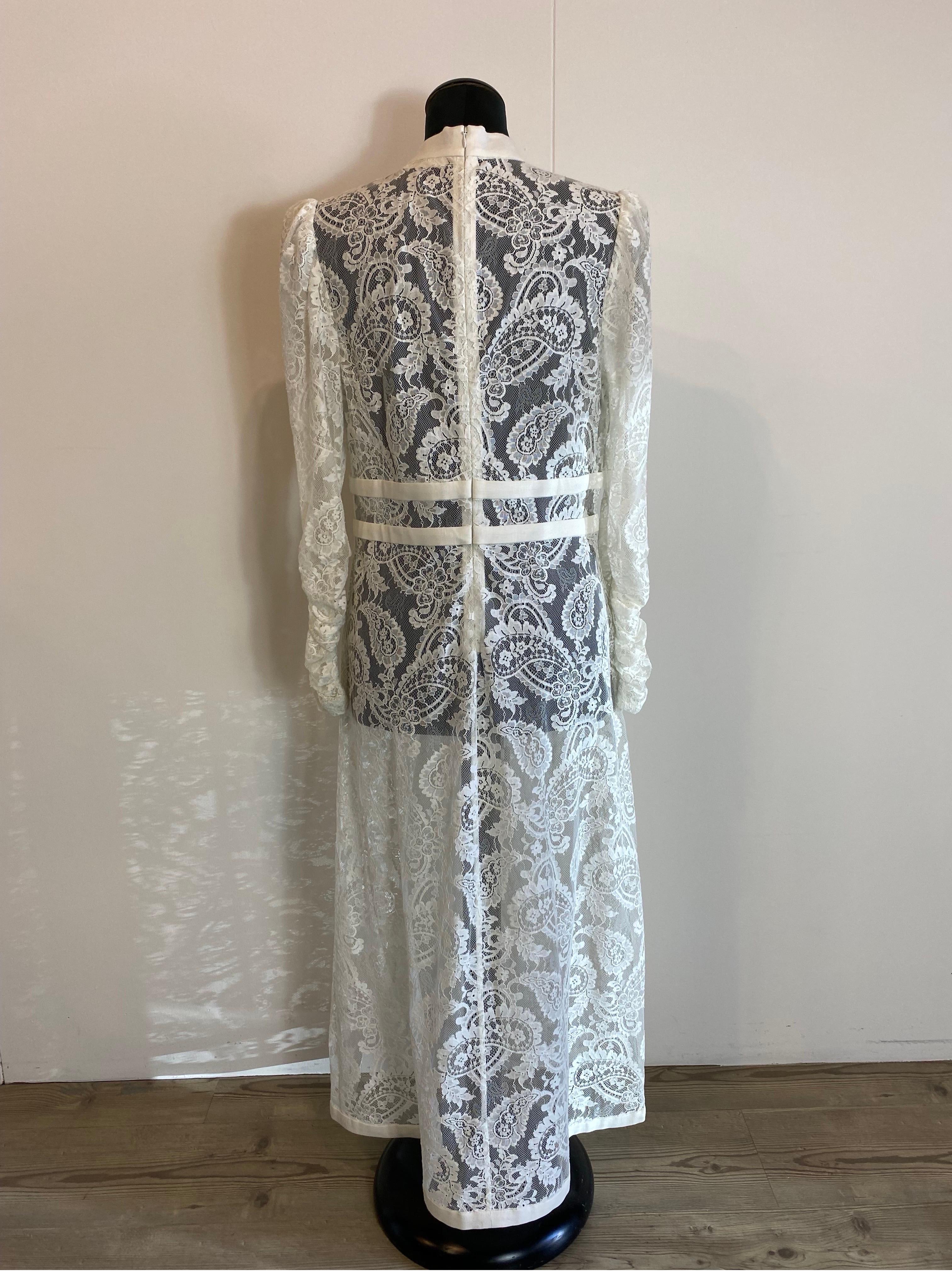 Zimmermann long white lace dress, wedding dress For Sale 2