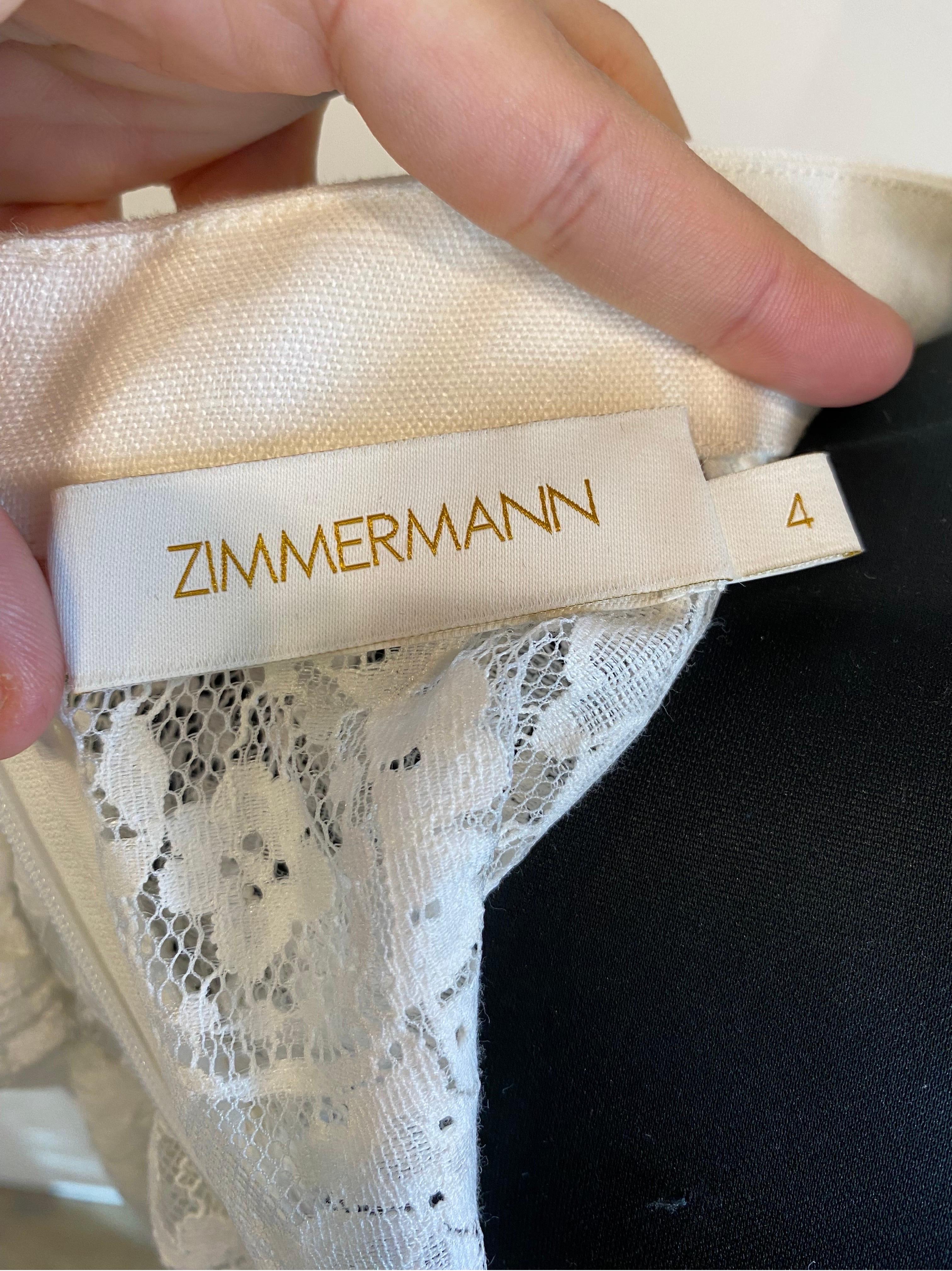 Zimmermann long white lace dress, wedding dress For Sale 3