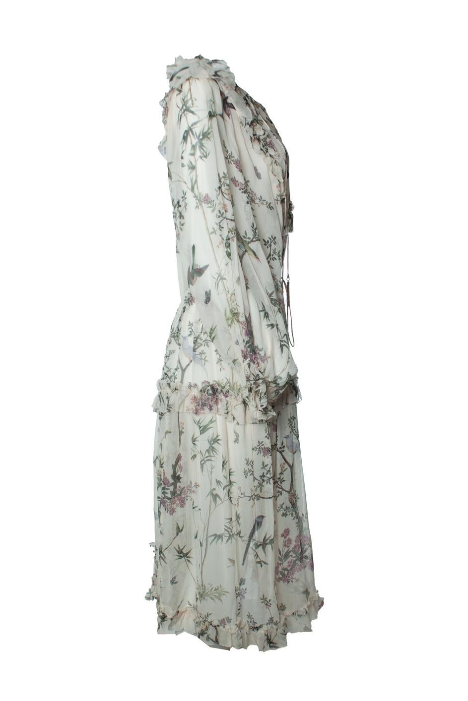 Gray Zimmermann, Maples frill maxi dress