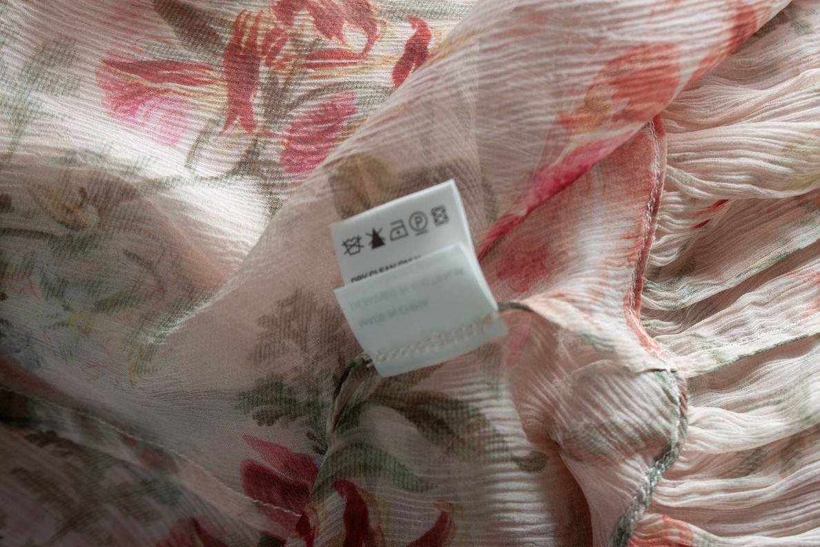 Zimmermann, mercer floating maxi dress in pink For Sale 4