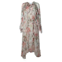 Zimmermann, mercer floating maxi dress in pink