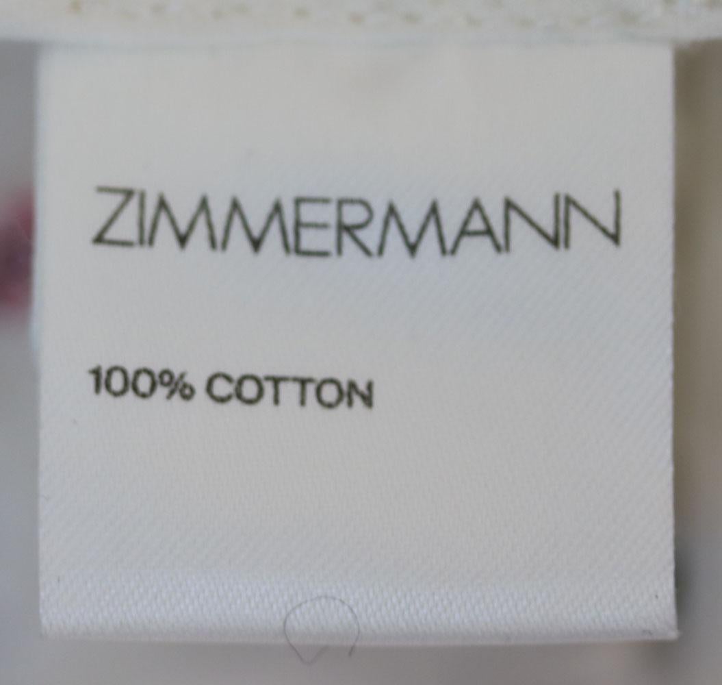 Gray Zimmermann Mischief Rosebud Print Cotton Mini Dress