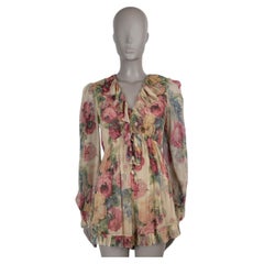 ZIMMERMANN multi silk MELODY FLORAL FLOATING PLAYSUIT Jumpsuit 1 S