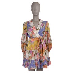 Zimmermann in cotone multicolore 2022 PATTIE FLORAL GAUZE MINI WRAP Abito 2 M