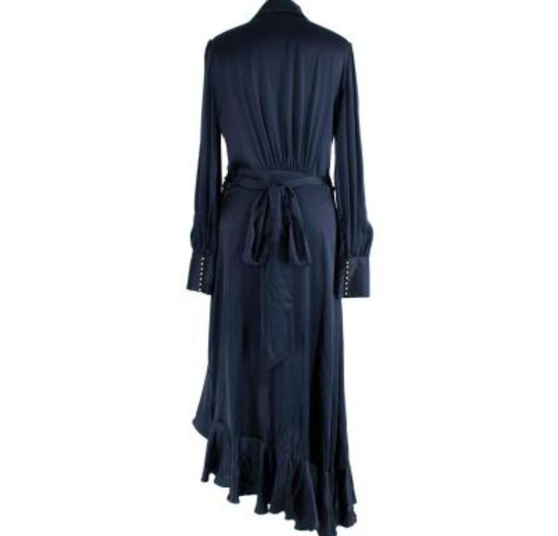 Zimmermann Navy Silk Wrap Midi Dress

-Midi dress
-blouson sleeves
-a shawl collar
-self-tie front
-flounced skirt.

Material
Silk

Washing
Dry clean

MADE IN CHINA

Condition 9.5/10

PLEASE NOTE, THESE ITEMS ARE PRE-OWNED AND MAY SHOW SIGNS OF