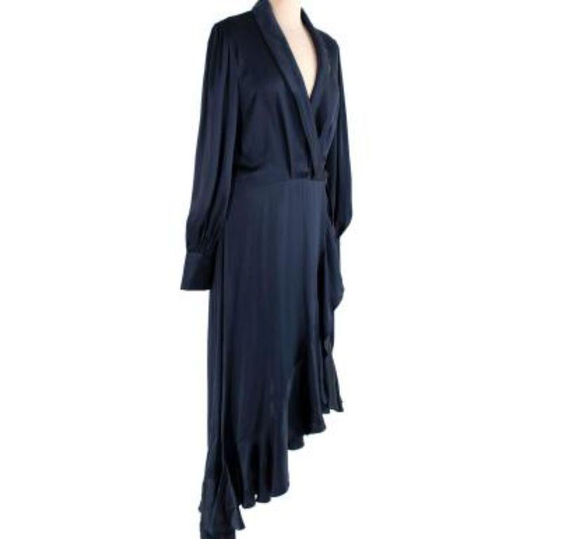 Zimmermann navy 2025 silk dress