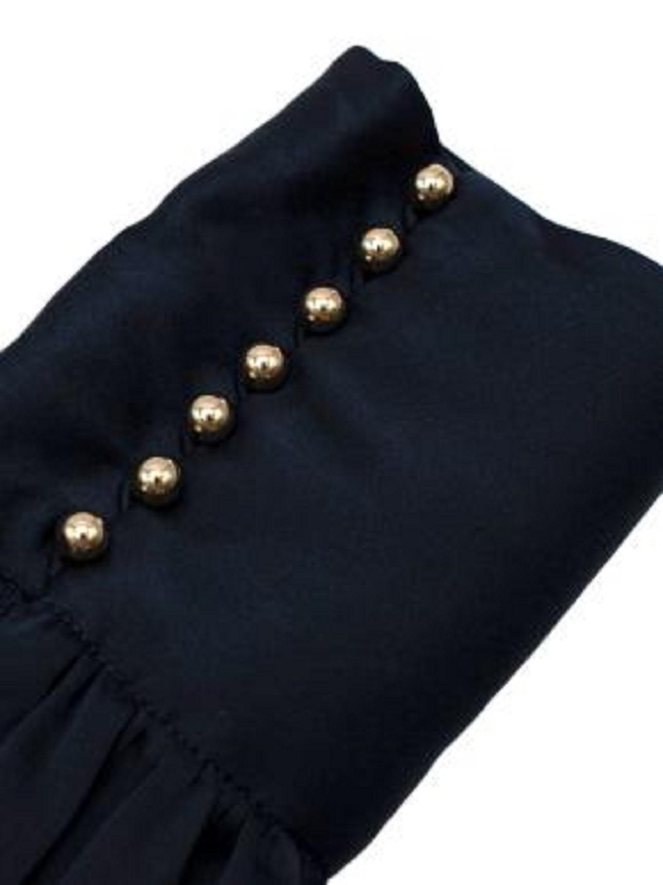 Zimmermann Navy Silk Wrap Midi Dress For Sale 3
