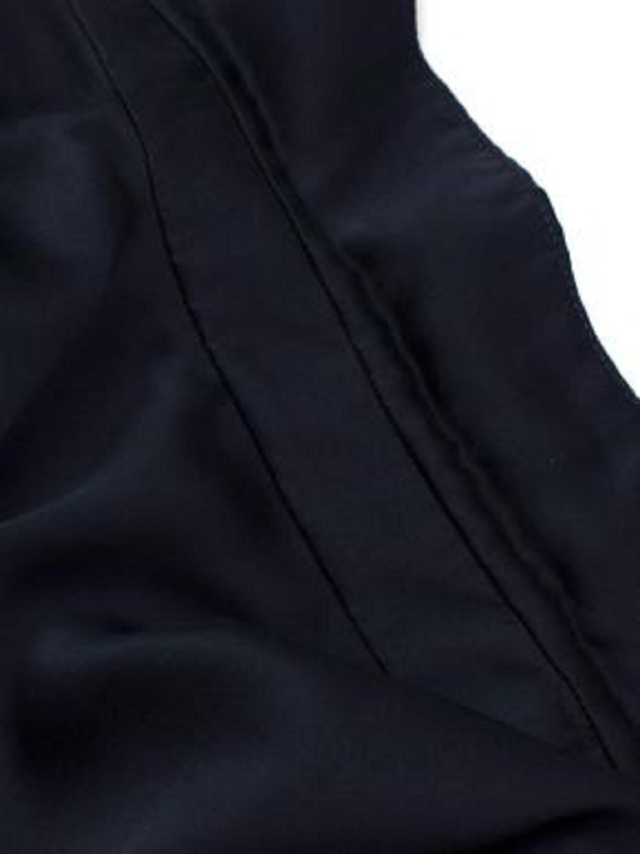 Zimmermann Navy Silk Wrap Midi Dress For Sale 4