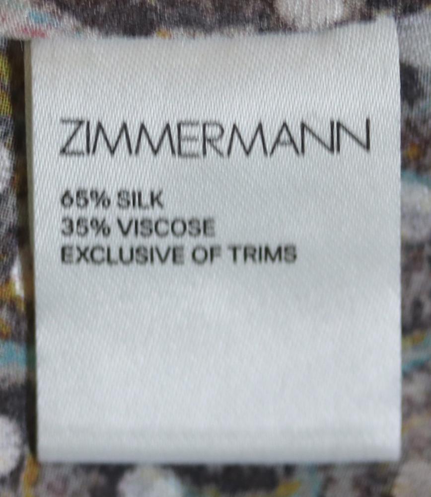 Brown Zimmermann Paisley-Print Belted Midi Dress 