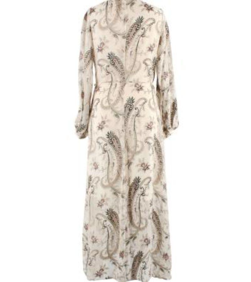 long sleeved chiffon dress