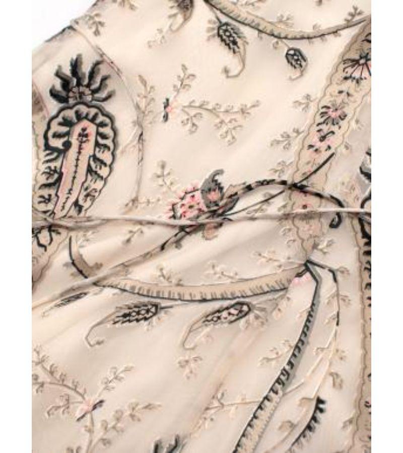Zimmermann Paisley Printed Long Sleeved Chiffon Maxi Dress For Sale 1