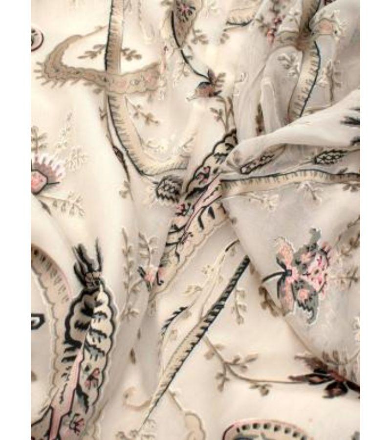 Zimmermann Paisley Printed Long Sleeved Chiffon Maxi Dress For Sale 2