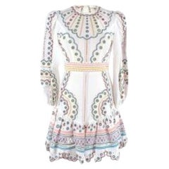 Zimmermann Peggy Embroidered Mini Dress