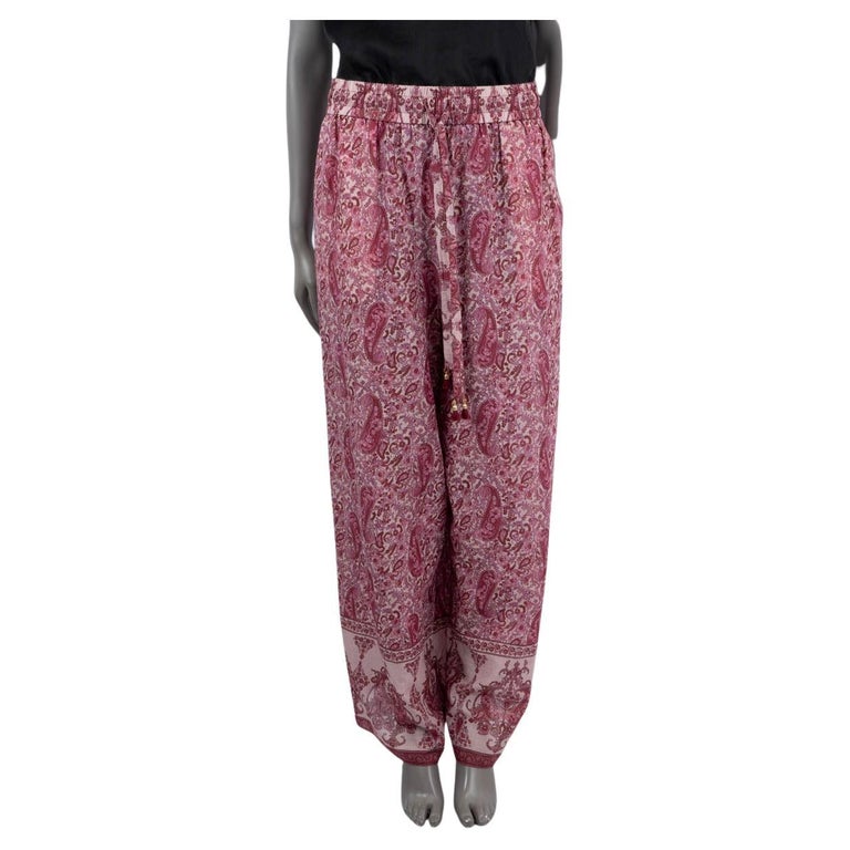 Vintage KENZO Harem Pants With Paisley & Floral Print Size XS