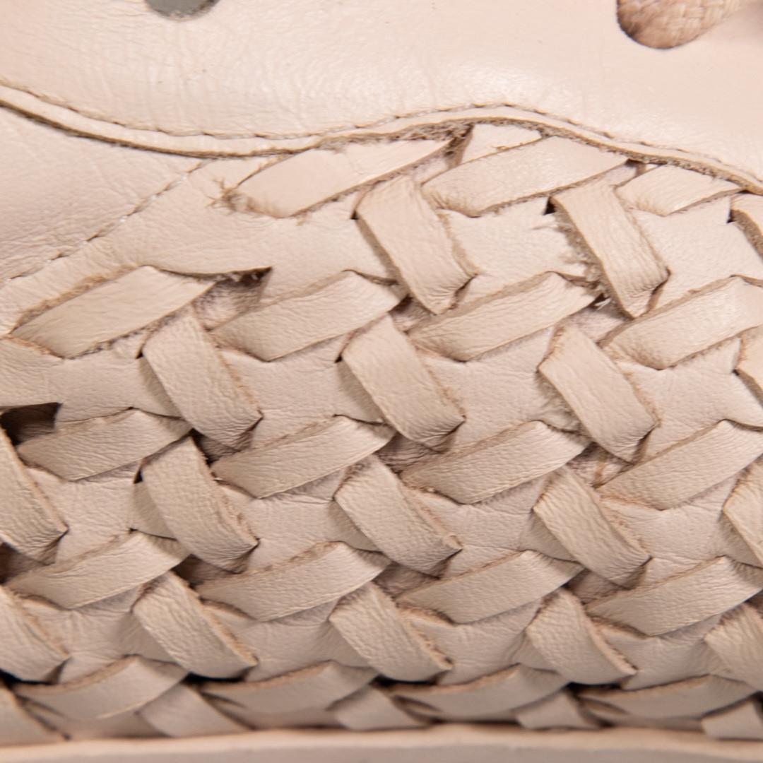 Women's Zimmermann Pink Leather Woven Trainers Size IT 41