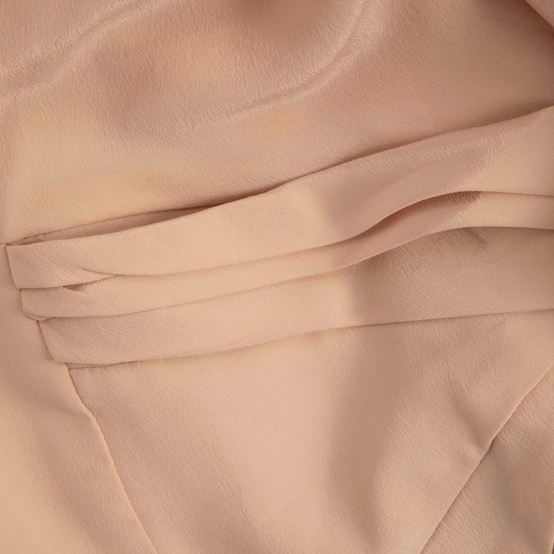 Zimmermann Pink Silk Strapless Mini Dress Size L In Good Condition For Sale In London, GB