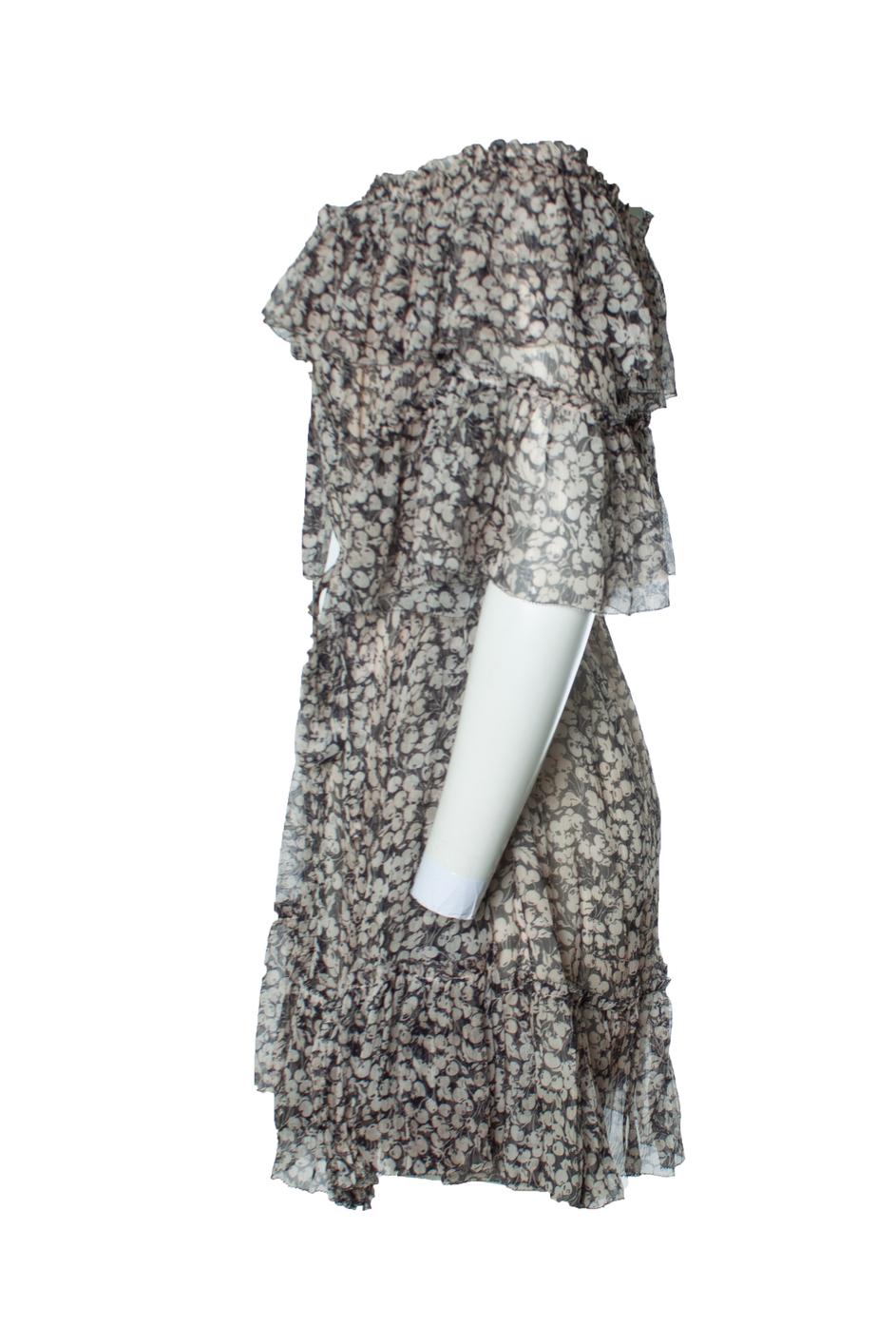 Zimmermann, Prima Cherry vestido con volantes sin hombros en Nuevo estado para la venta en AMSTERDAM, NL