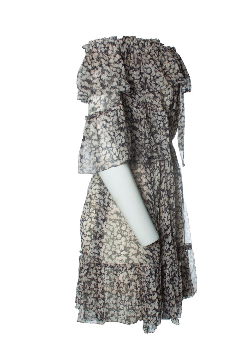 De las mujeres Zimmermann, Prima Cherry vestido con volantes sin hombros en venta