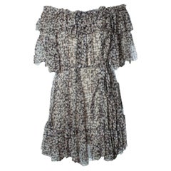 Zimmermann, Prima Cherry off shoulder frill dress