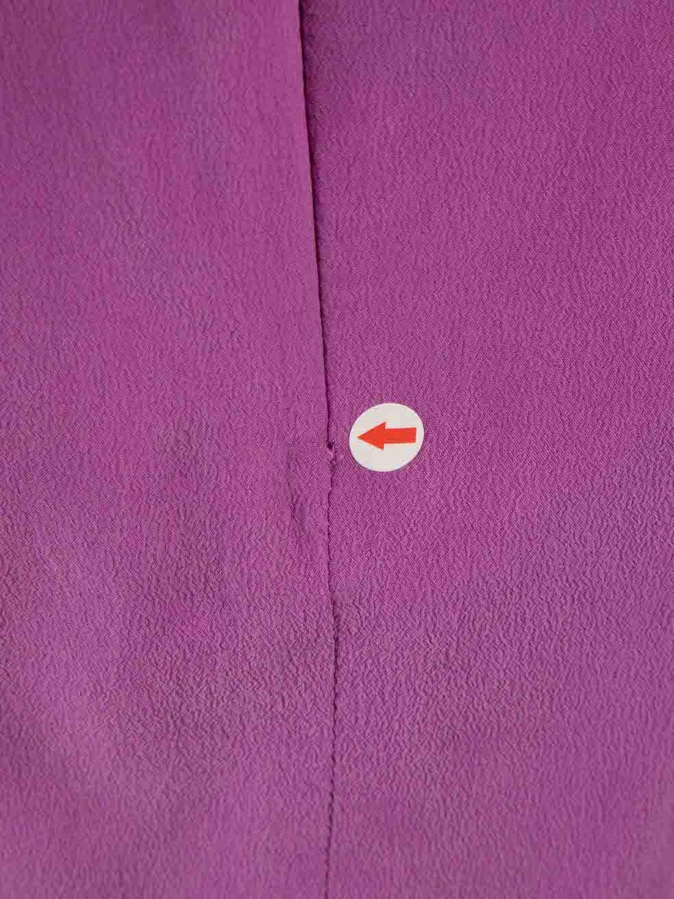 Mini vestido de un hombro morado Zimmermann Talla M en Bueno estado para la venta en London, GB