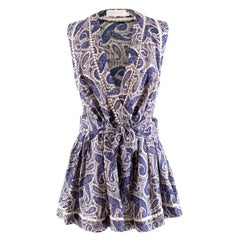 Zimmermann Purple Paisley Haze Tennis Dress - Size M