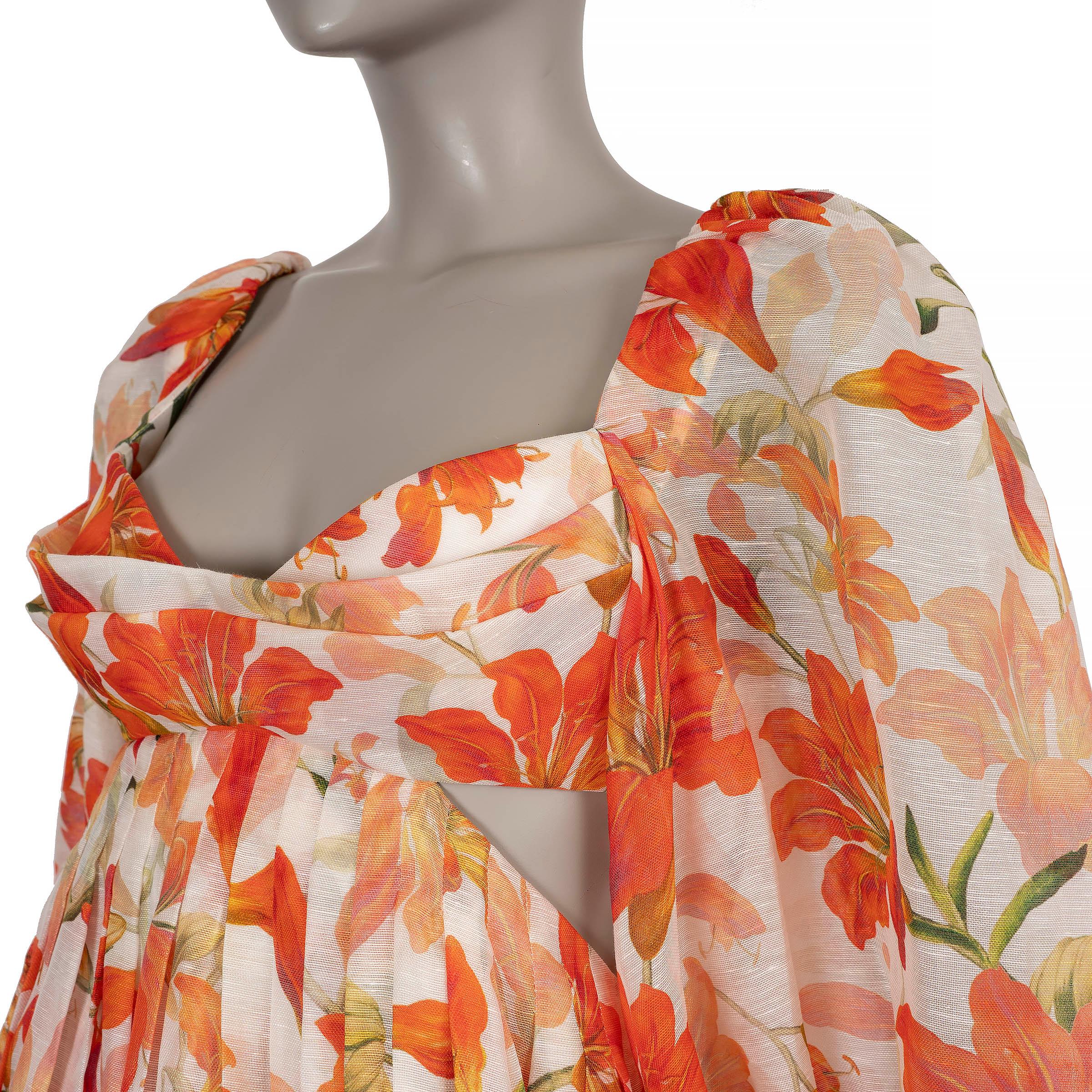 Zimmermann Rouge Lily lin 2024 TRANQUILTY BARLETTE MINI Robe 0 XS Pour femmes en vente