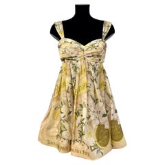 Zimmermann Ruched Flared Mini Dress