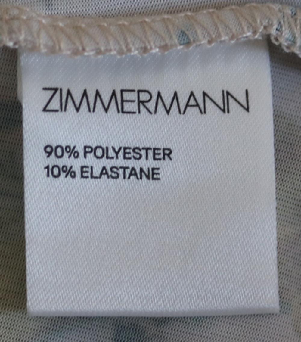 Beige Zimmermann Ruffled Printed Silk-Georgette Midi Dress 