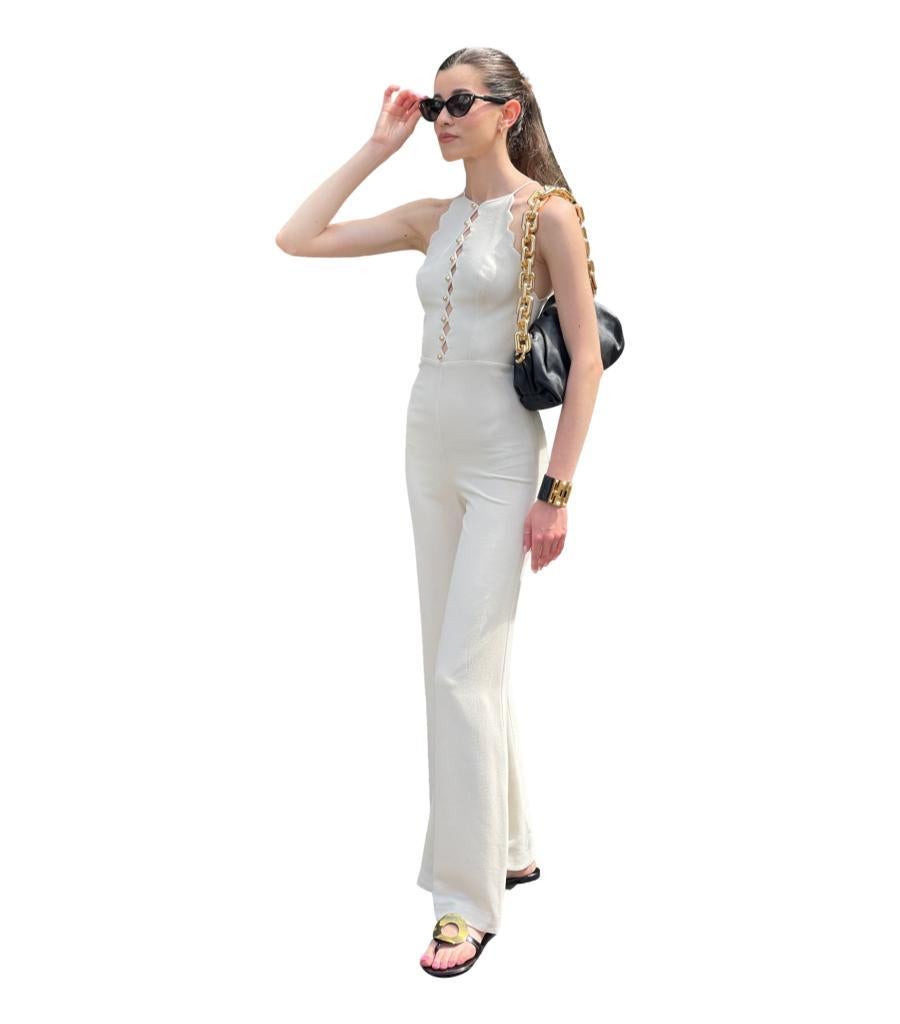 Zimmermann Scalloped Halter Neck Jumpsuit 1