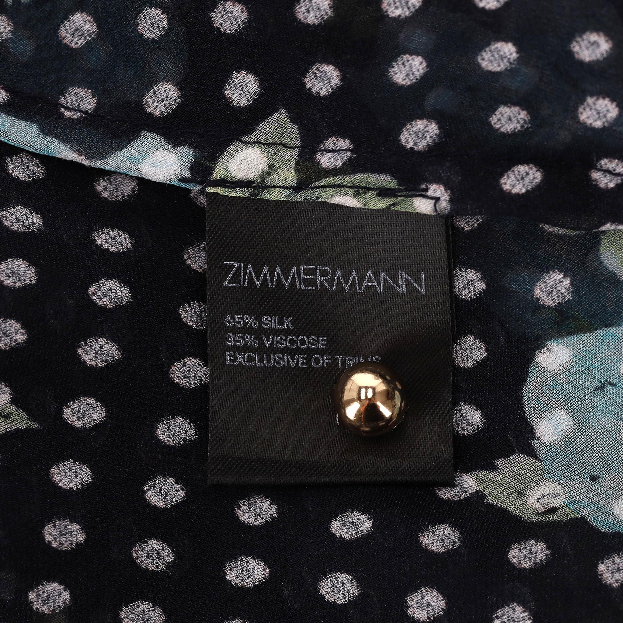 Zimmermann Wickelkleid aus Seidenmischung mit Rüschen im Angebot 2