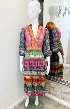 Zimmermann Silk & Cotton Tiered Dress