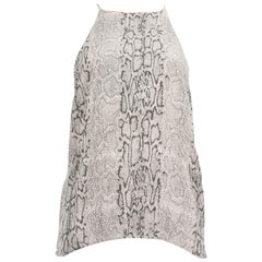 Zimmermann Silk Snakeskin Print Tank Top Size XL